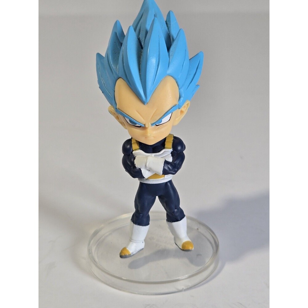 Bandai Chibi Masters Dragon Ball Super Saiyan Blue Vegeta 3" Figure Loose